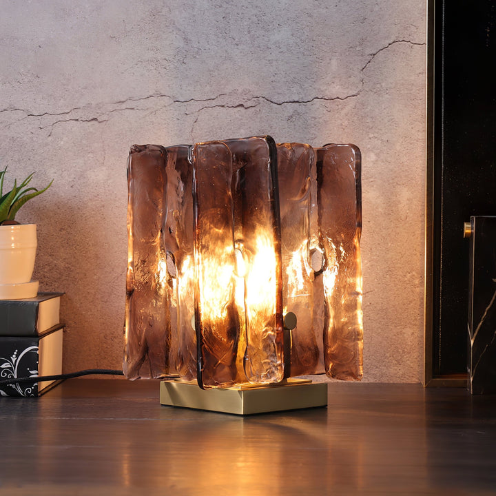 Amber Building Block Table Lamp - Vakkerlight