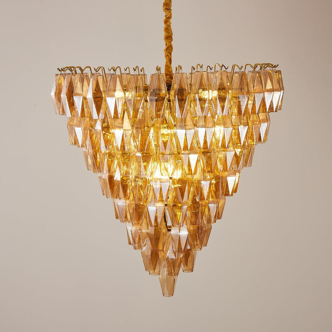Amber Empire Chandelier - Vakkerlight