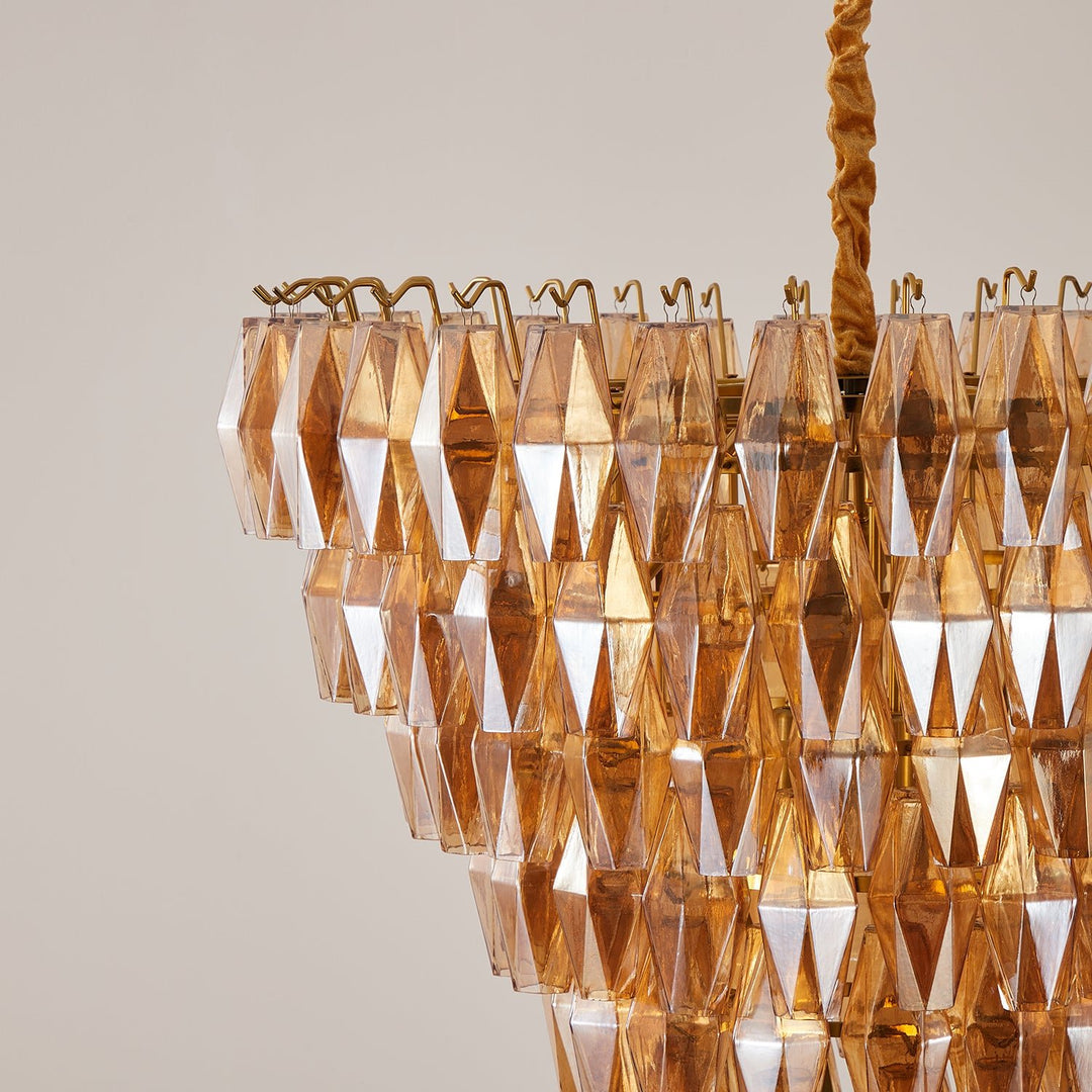 Amber Empire Chandelier - Vakkerlight