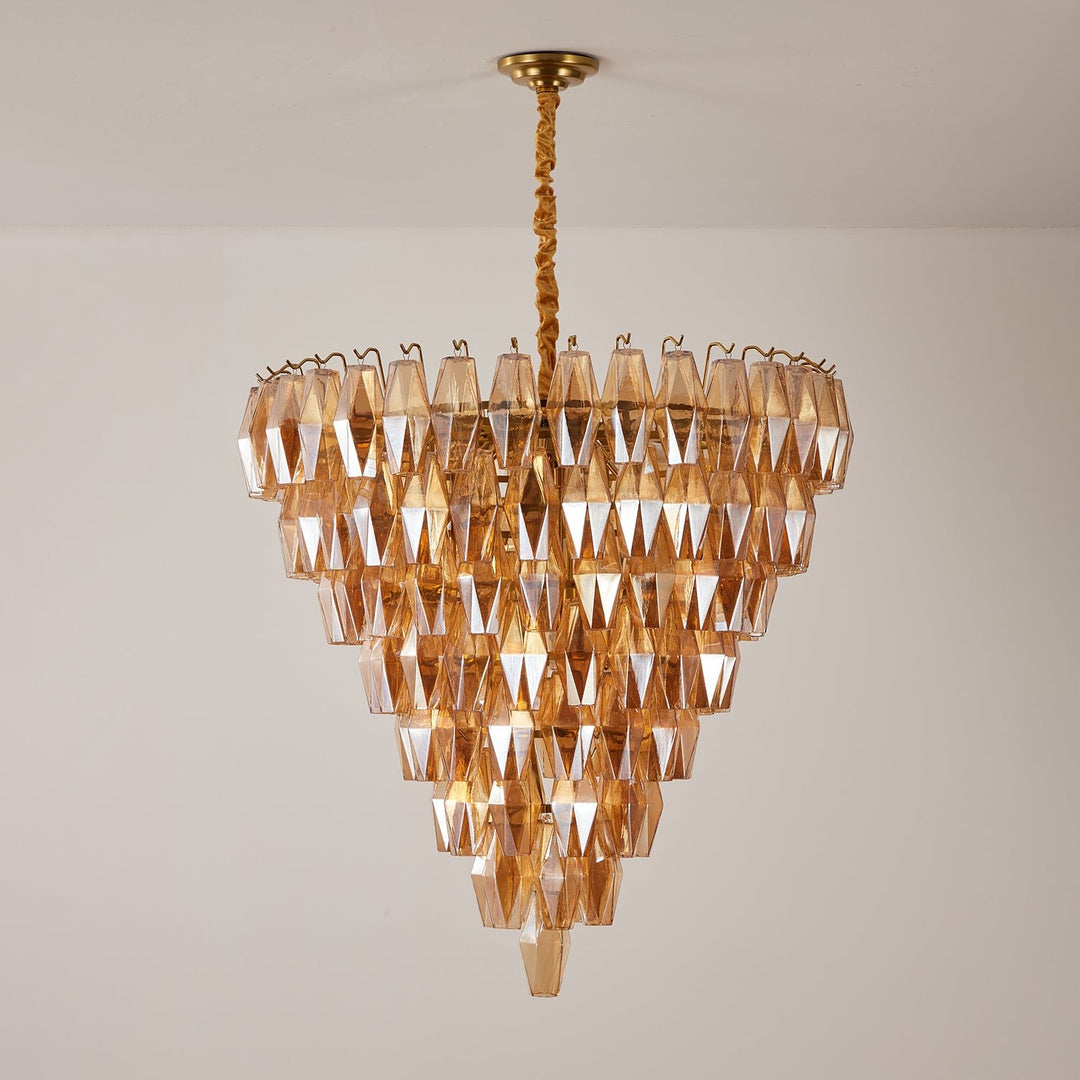 Amber Empire Chandelier - Vakkerlight