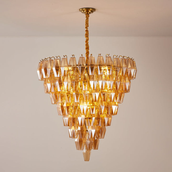 Amber Empire Chandelier - Vakkerlight