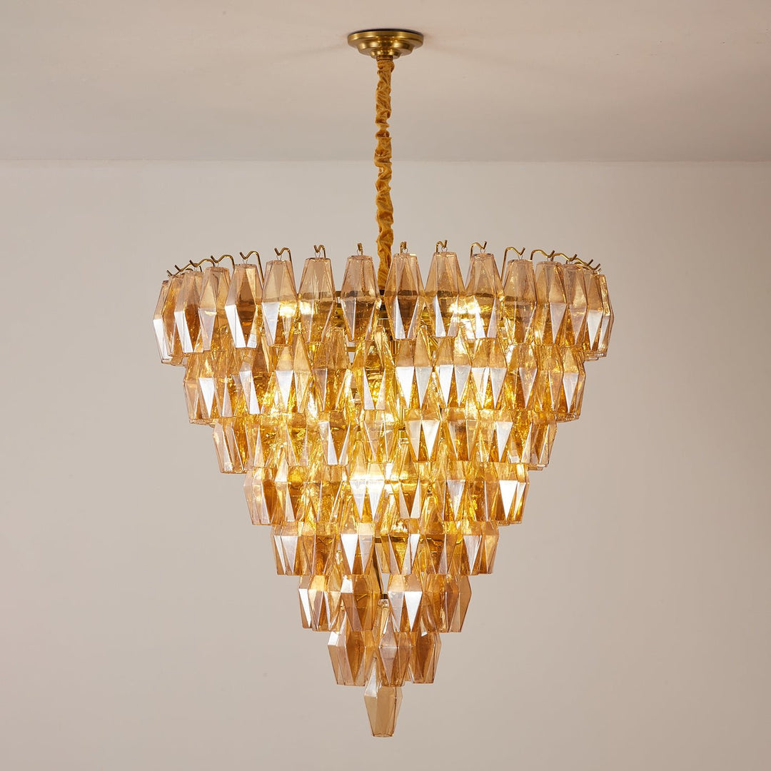 Amber Empire Chandelier - Vakkerlight