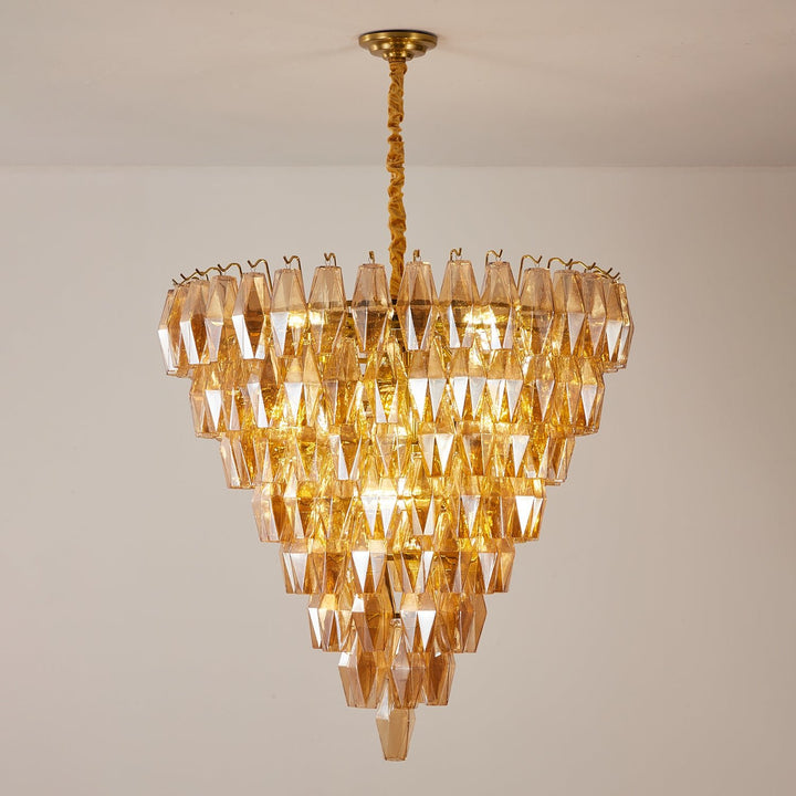 Amber Empire Chandelier - Vakkerlight