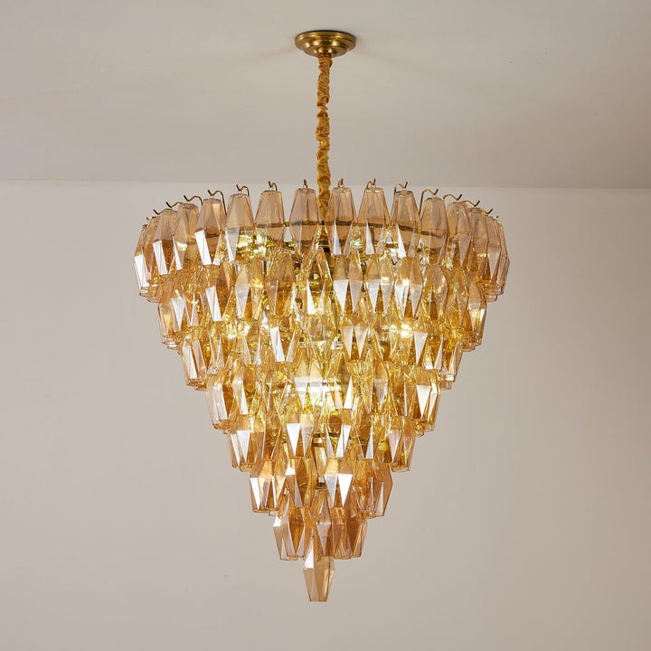 Amber Empire Chandelier - Vakkerlight