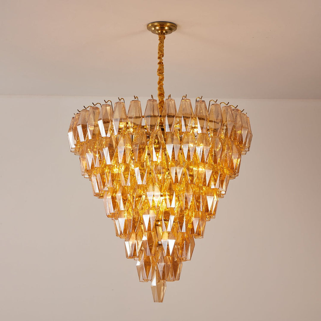 Amber Empire Chandelier - Vakkerlight