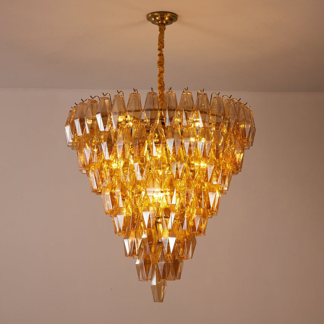 Amber Empire Chandelier - Vakkerlight
