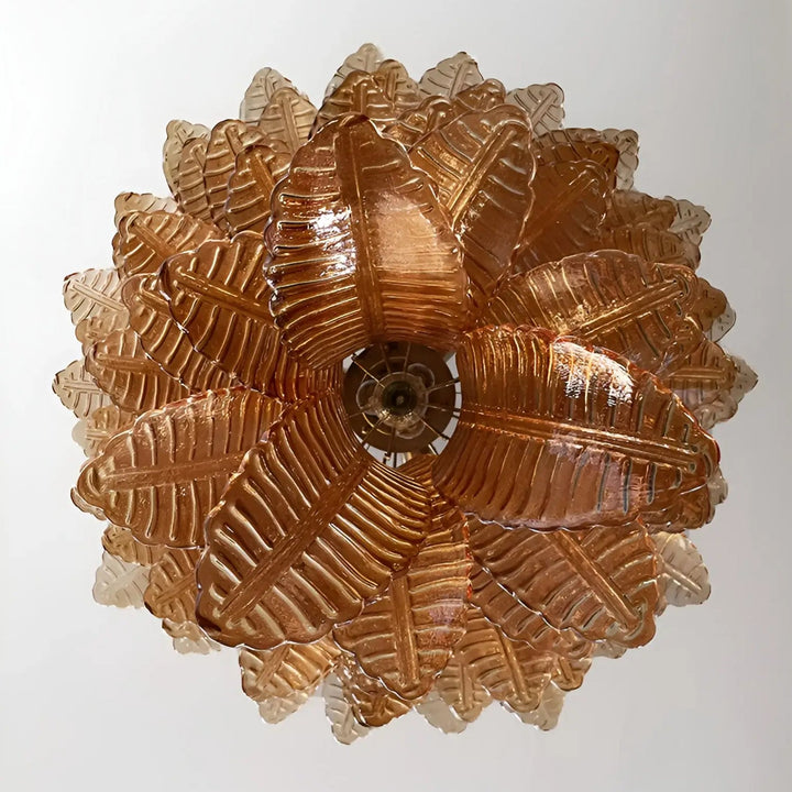 Amber Leaf Cascade Chandelier - Vakkerlight