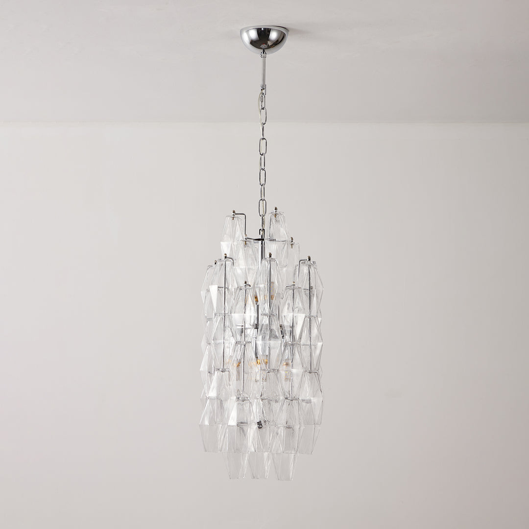 Amber Prism Long Chandelier - Vakkerlight