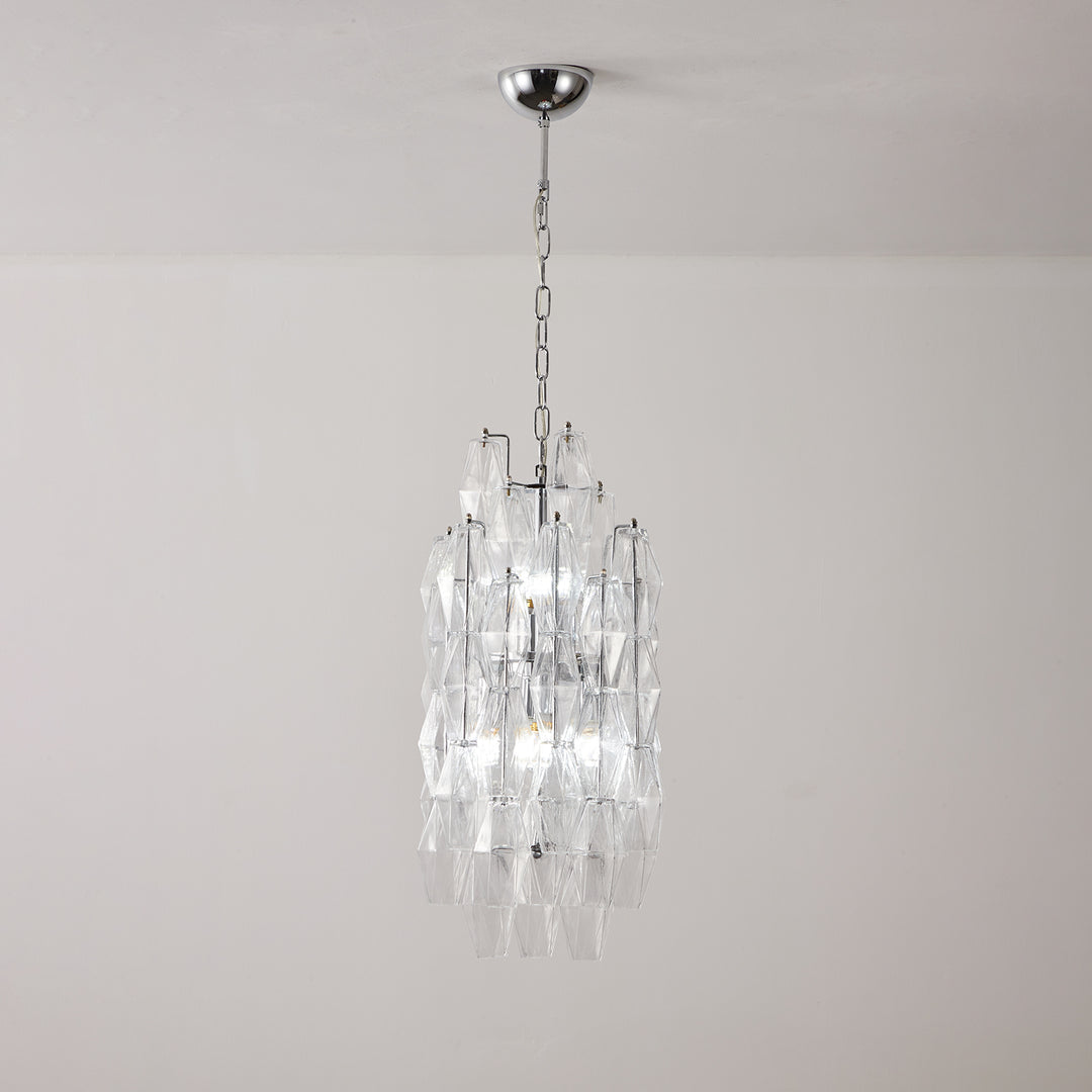 Amber Prism Long Chandelier - Vakkerlight