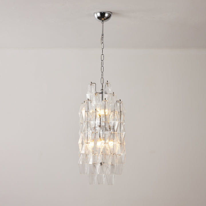 Amber Prism Long Chandelier - Vakkerlight