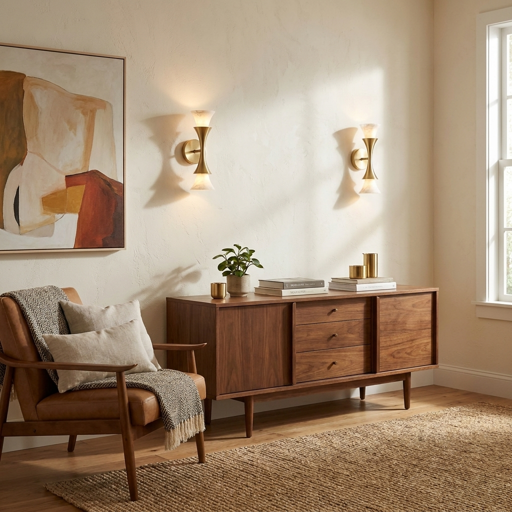 Amphora Alabaster Wall Sconce
