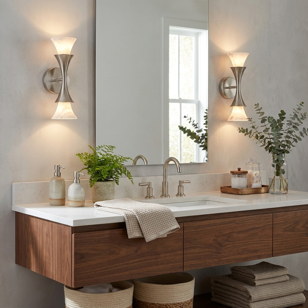 Amphora Alabaster Wall Sconce