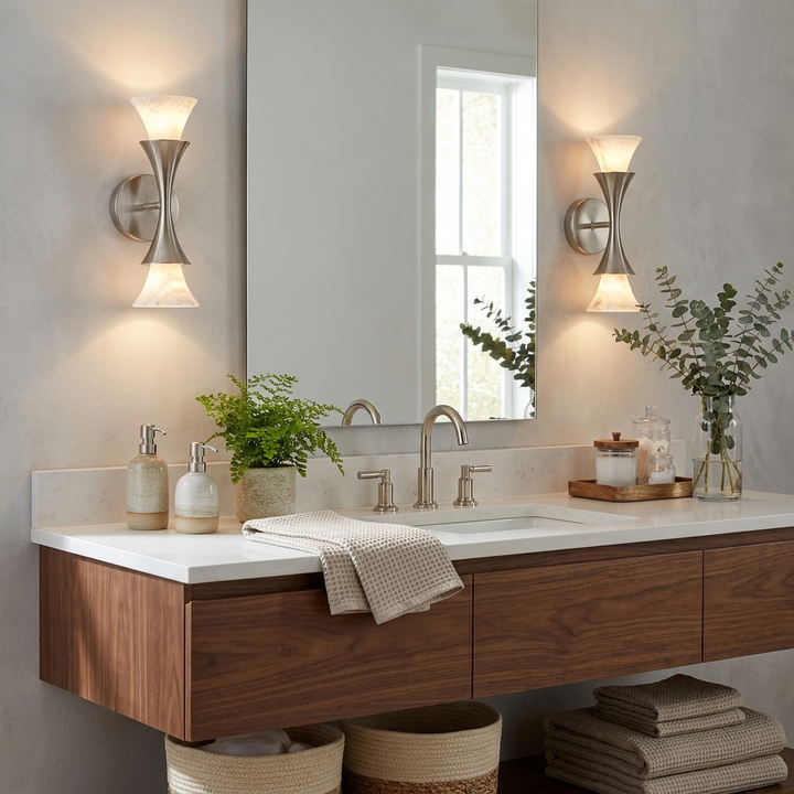 Amphora Alabaster Wall Sconce