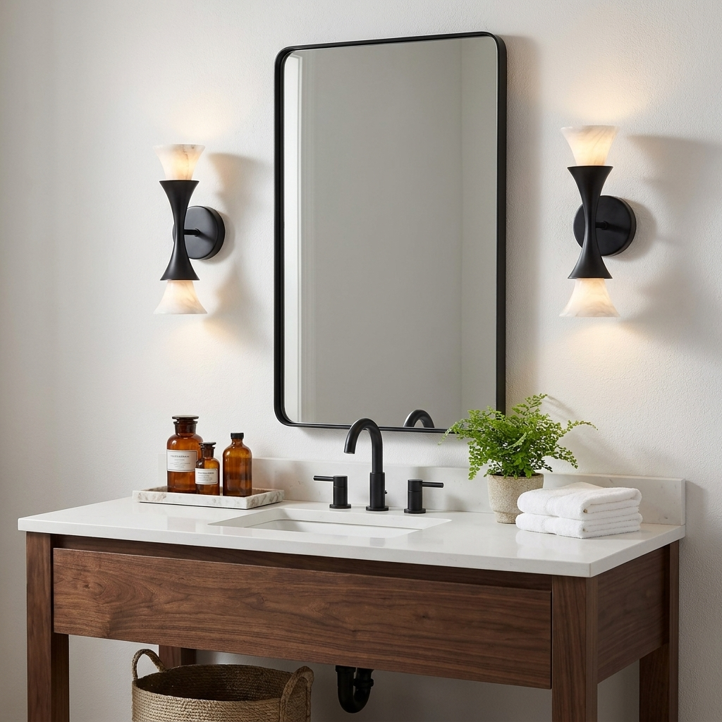 Amphora Alabaster Wall Sconce
