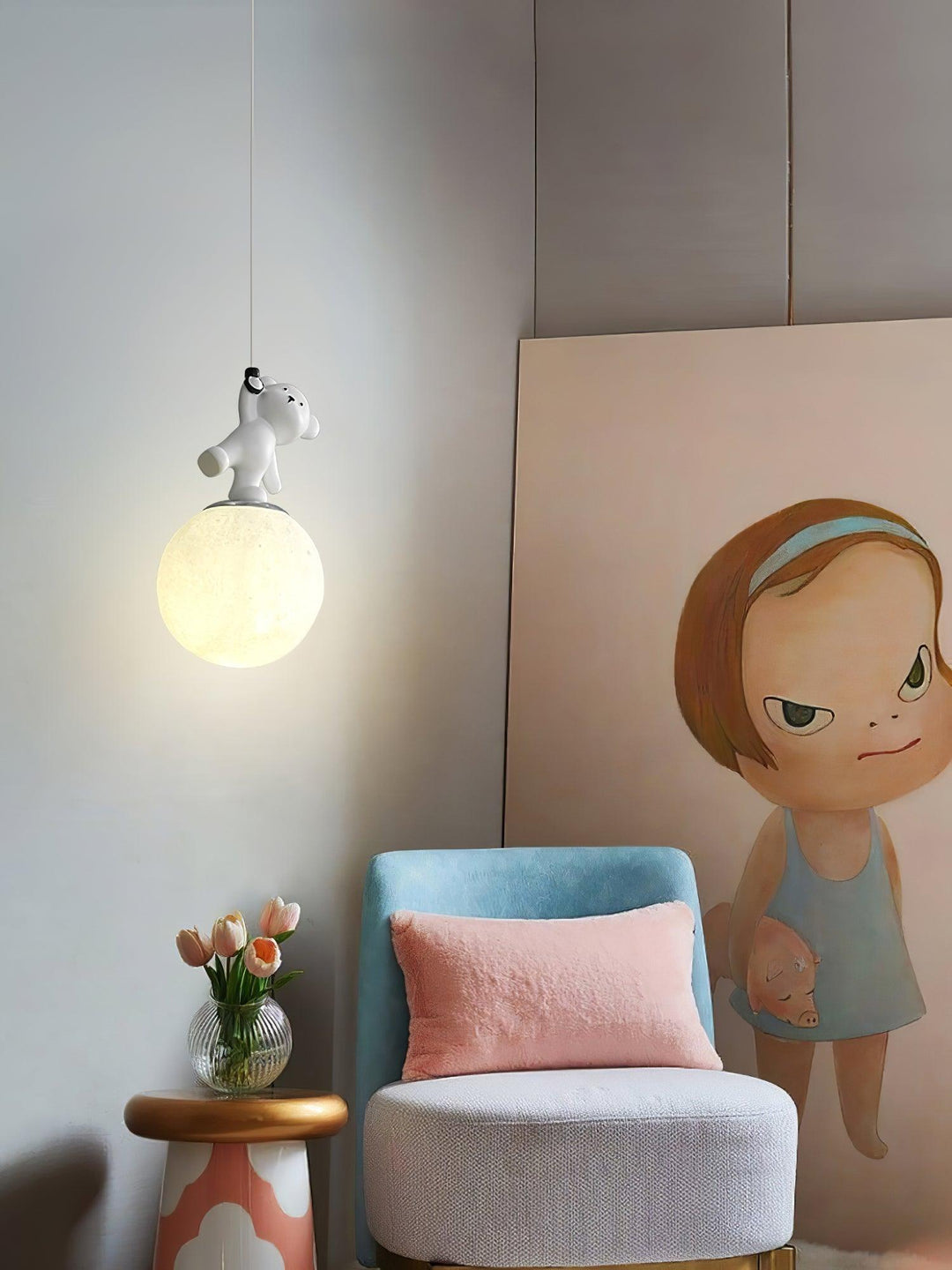 Animal And Moon Pendant Light - Vakkerlight