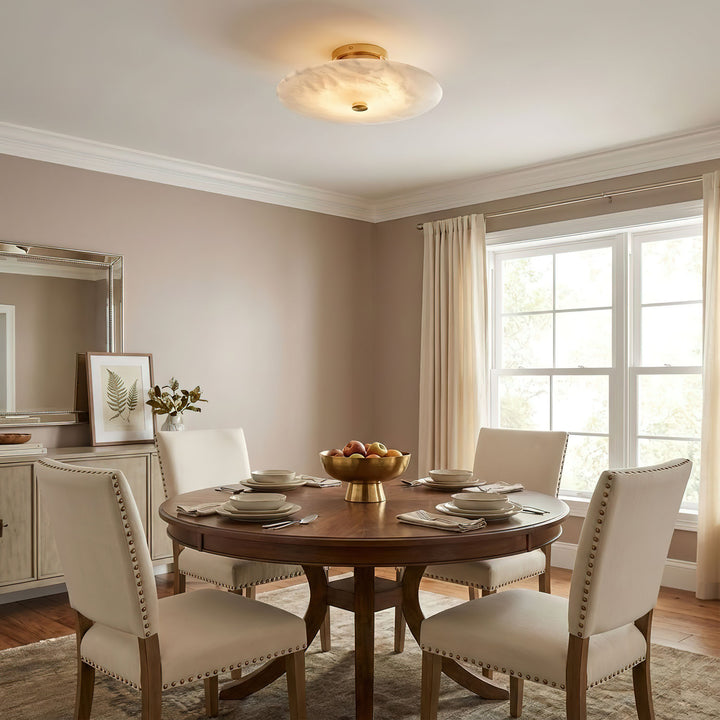 Ankeny Alabaster Ceiling Lamp - Vakkerlight