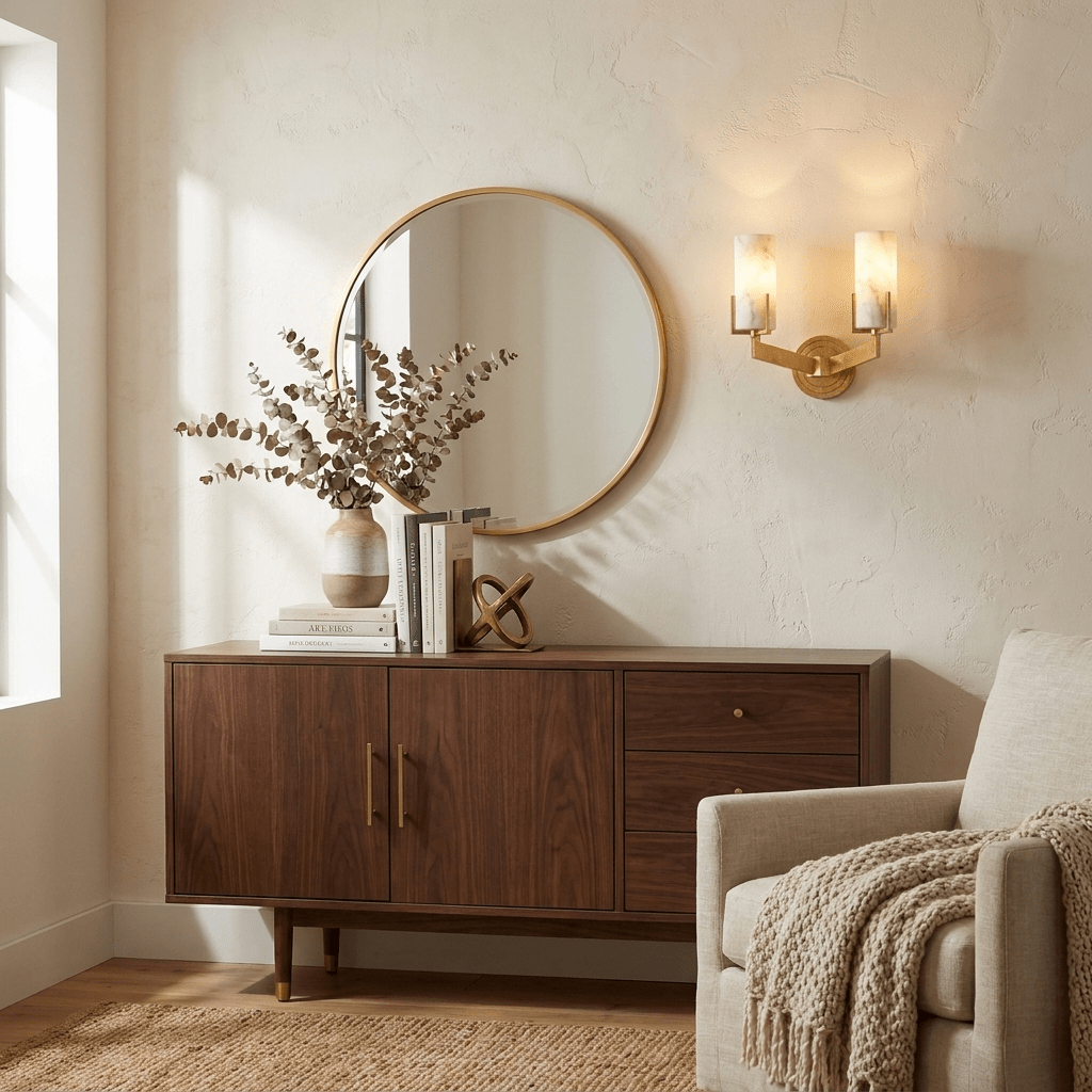 Ansel Alabaster Wall Sconce - Vakkerlight