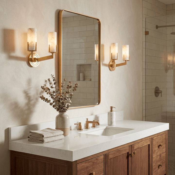 Ansel Alabaster Wall Sconce - Vakkerlight