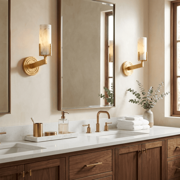 Ansel Alabaster Wall Sconce - Vakkerlight