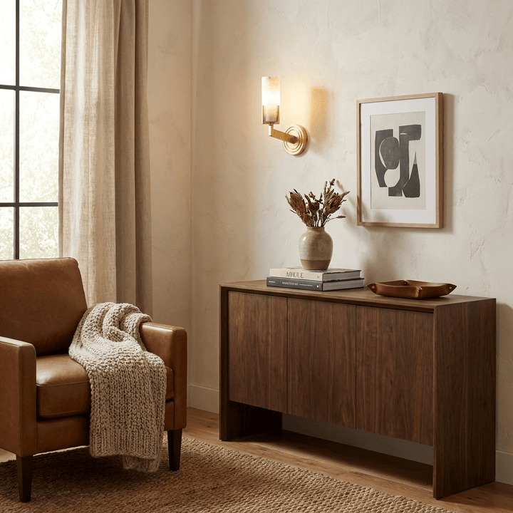 Ansel Alabaster Wall Sconce - Vakkerlight