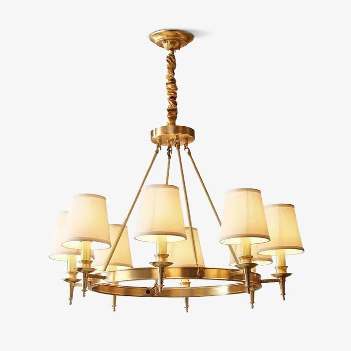 Antique Brass Chandelier - Vakkerlight