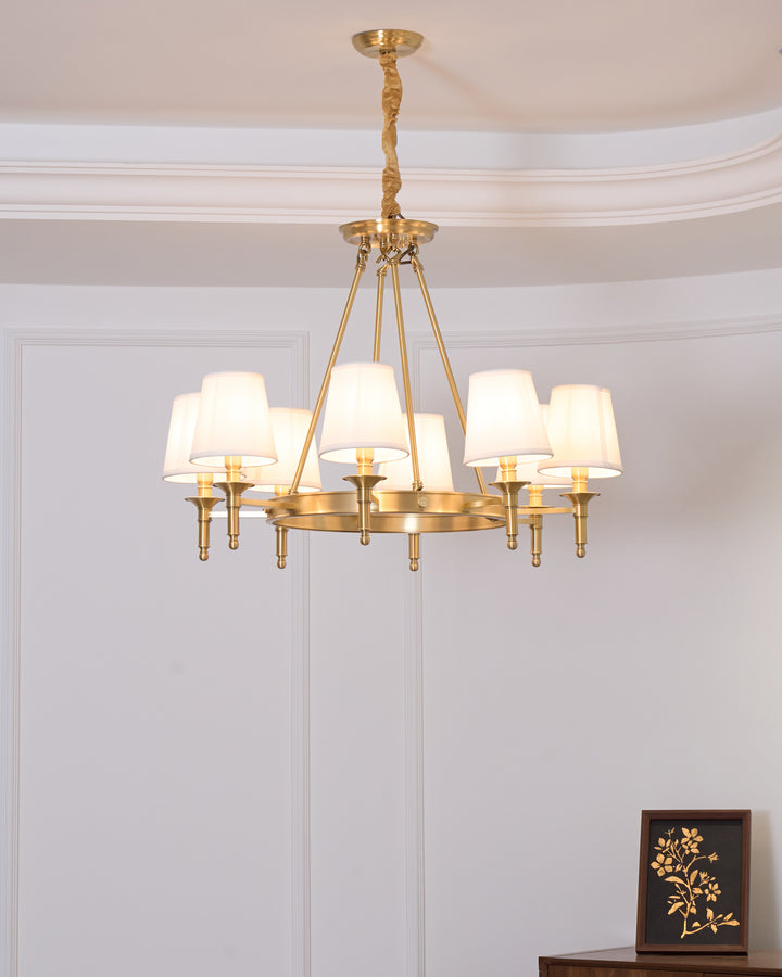 Antique Brass Chandelier - Vakkerlight