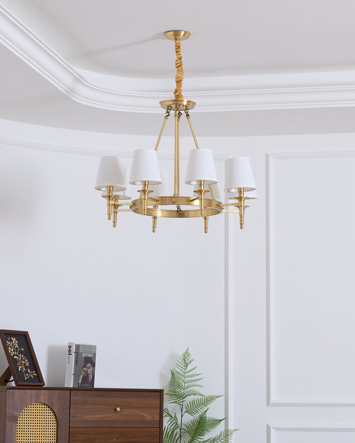 Antique Brass Chandelier - Vakkerlight