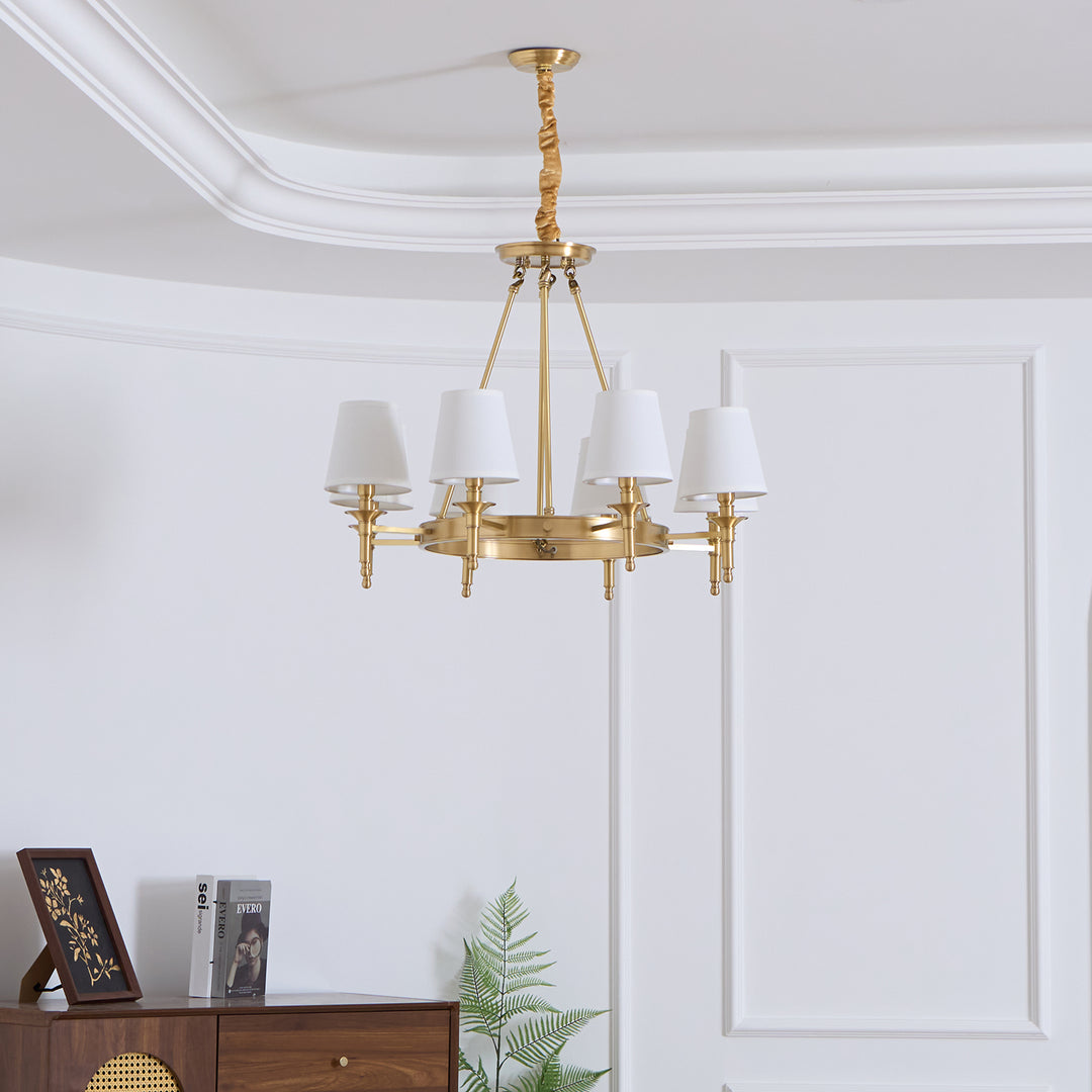 Antique Brass Chandelier - Vakkerlight