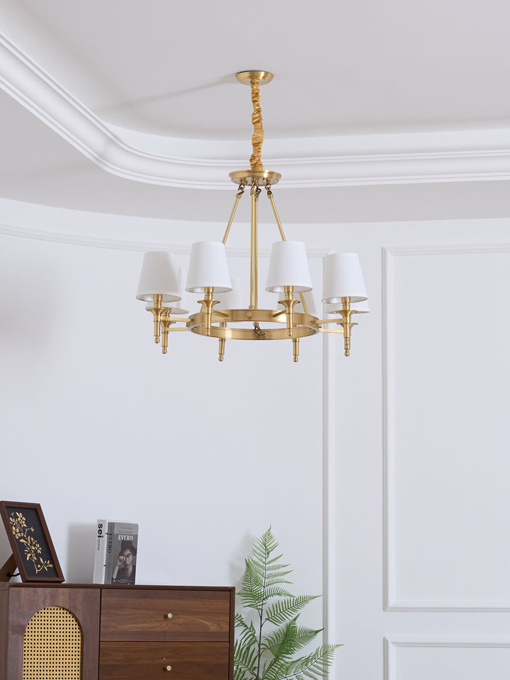 Antique Brass Chandelier - Vakkerlight