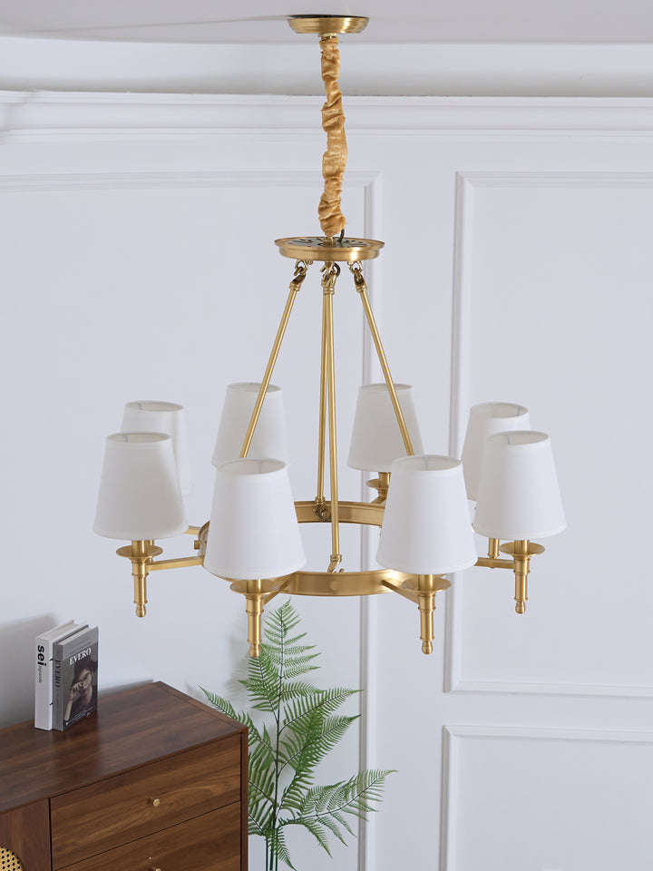 Antique Brass Chandelier - Vakkerlight