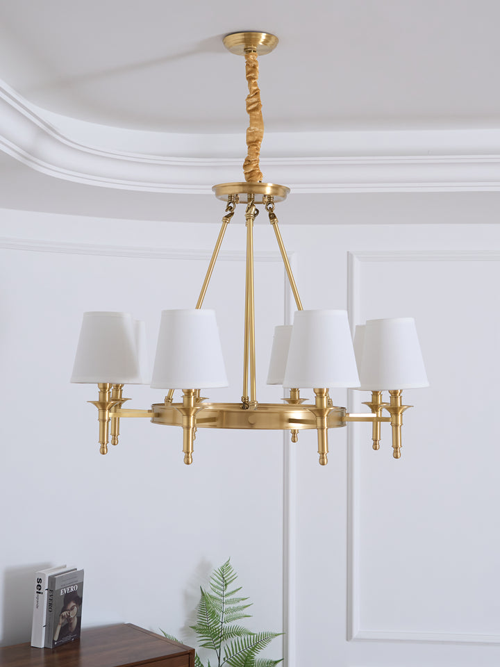 Antique Brass Chandelier - Vakkerlight