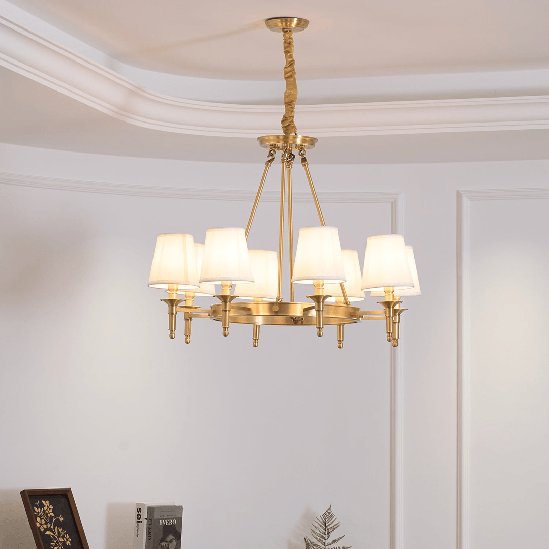 Antique Brass Chandelier - Vakkerlight