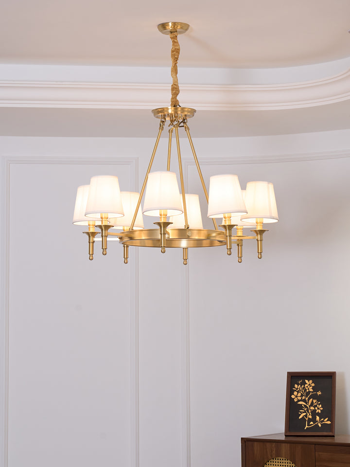 Antique Brass Chandelier - Vakkerlight