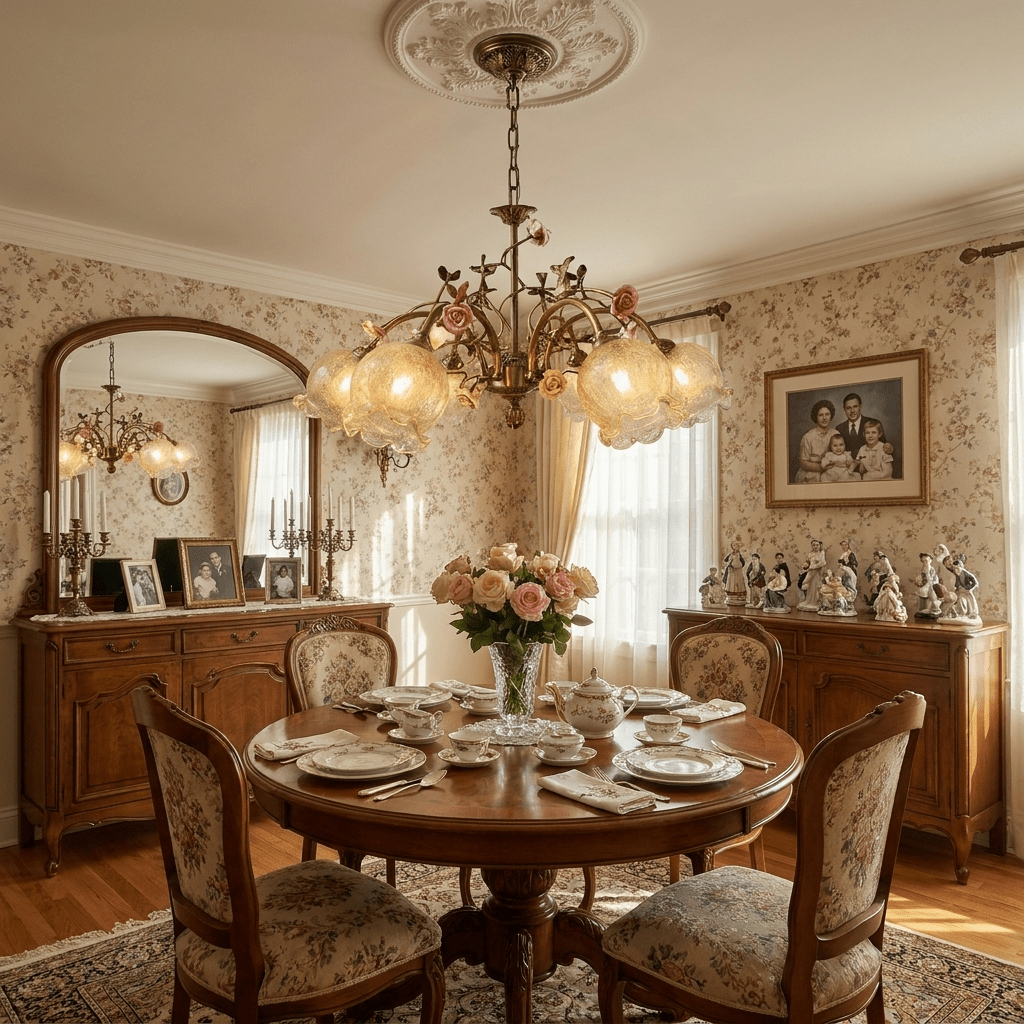 Antique Brass Rose Chandelier - Vakkerlight