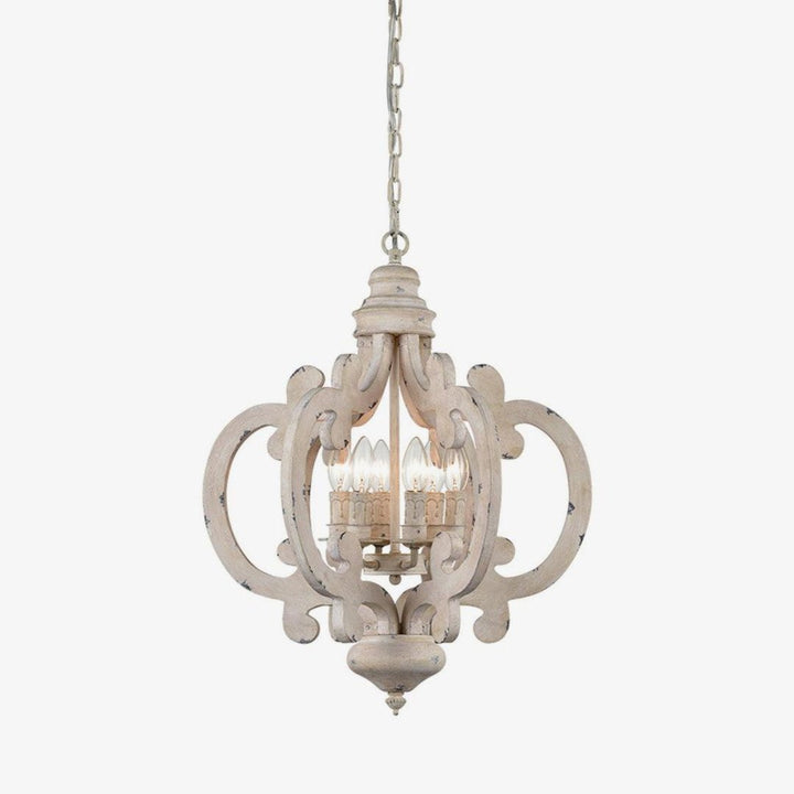 Antique White Style Chandelier - Vakkerlight