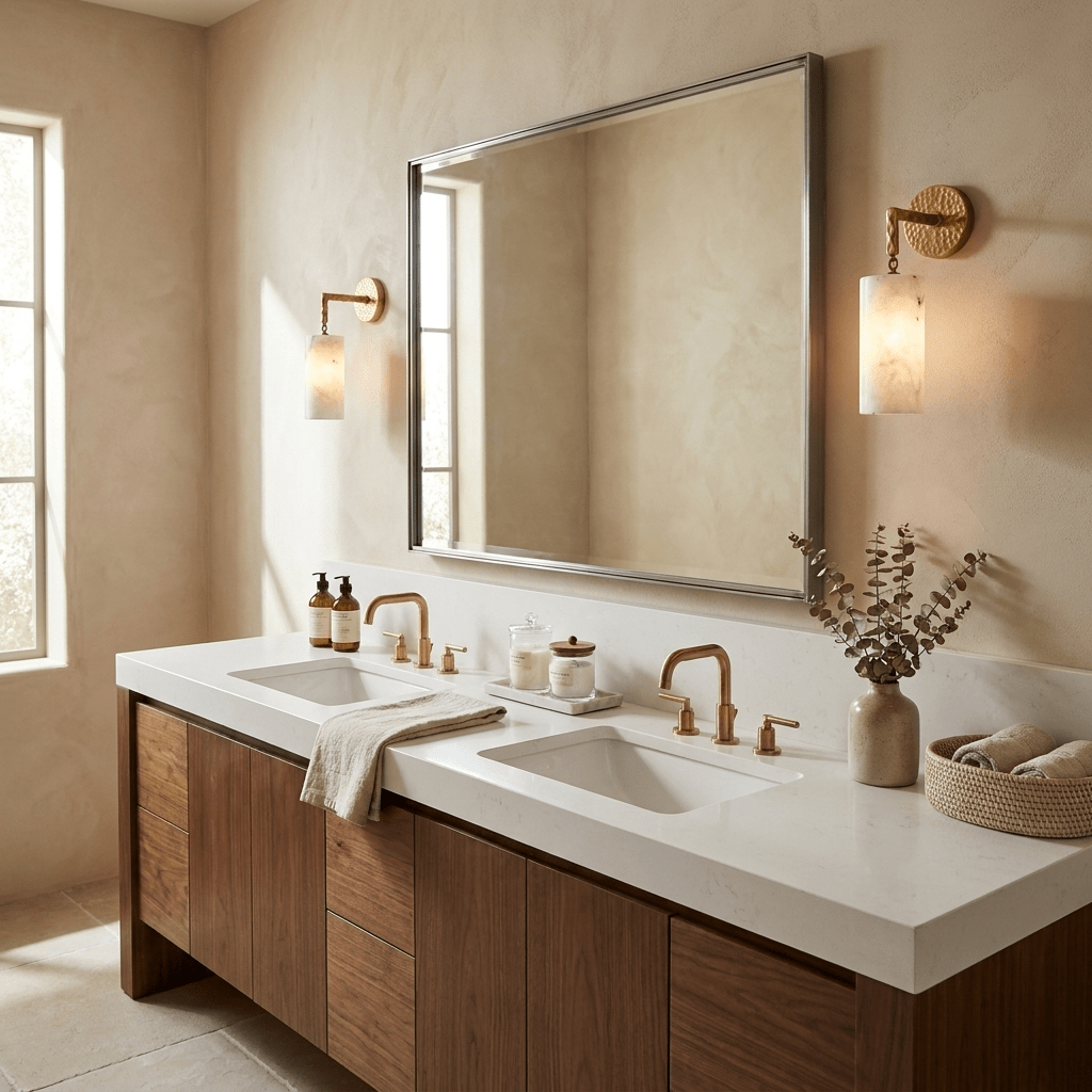 Anvil Hammered Alabaster Wall Sconce - Vakkerlight