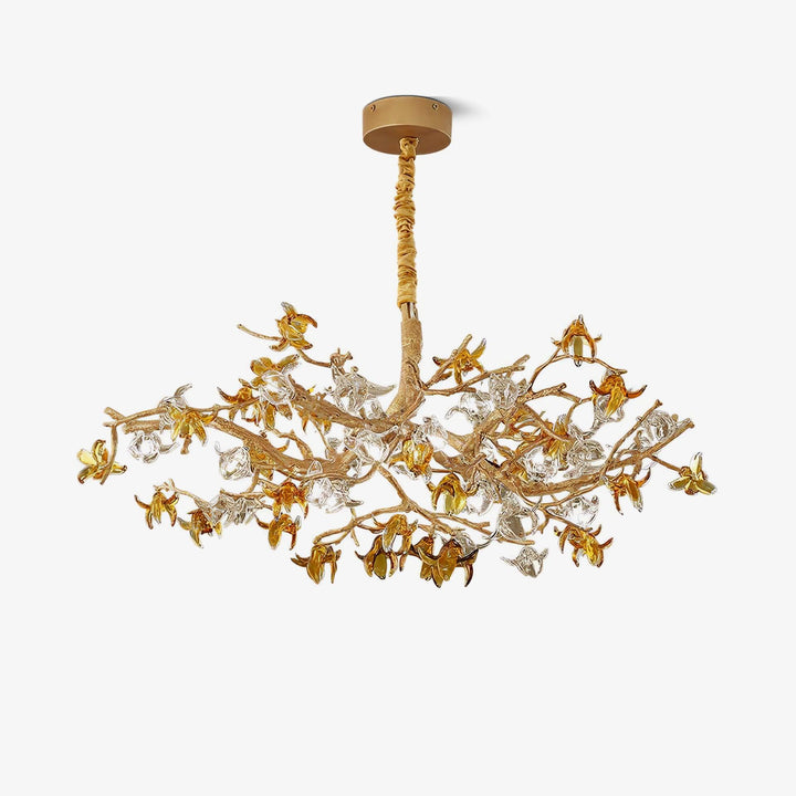 Aosta Brass Branch Chandelier - Vakkerlight