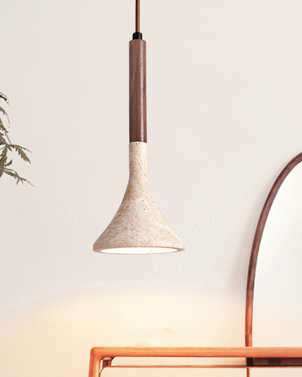 Aplomb Travertine Pendant Lamp - Vakkerlight