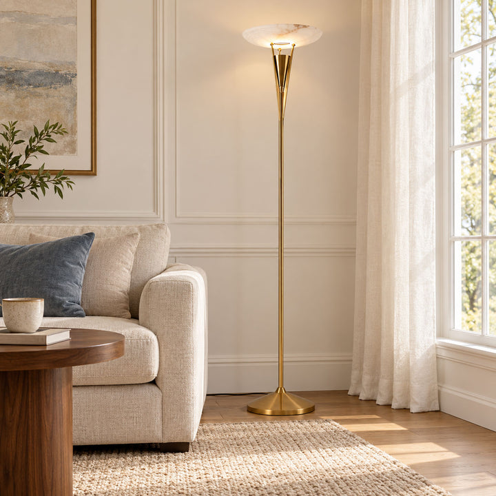 Aragon Alabaster Floor Lamp