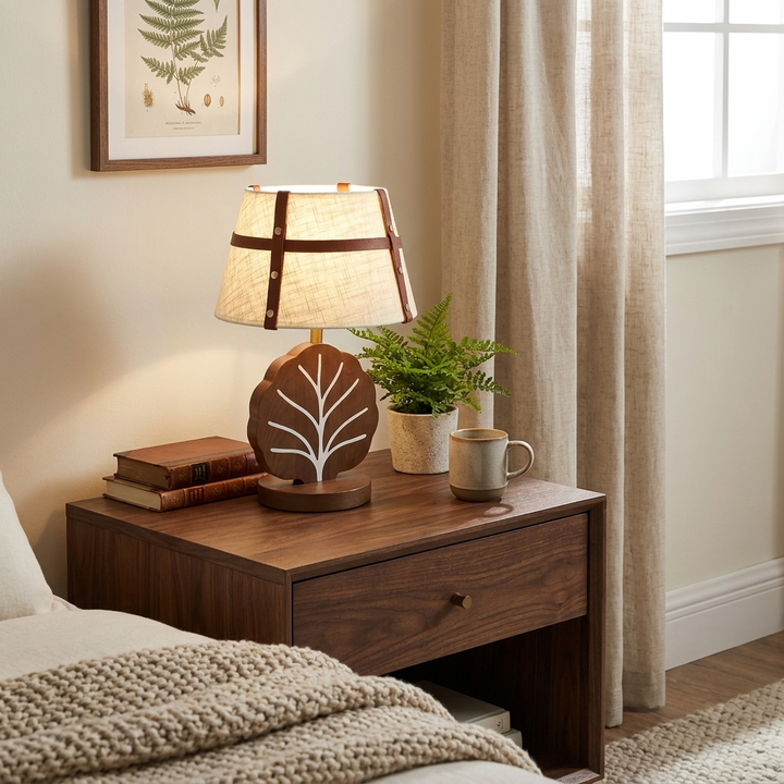Arbor Ash Wood Table Lamp