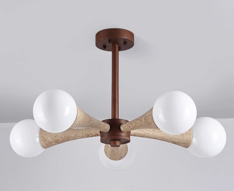 Arbor Travertine Chandelier - Vakkerlight