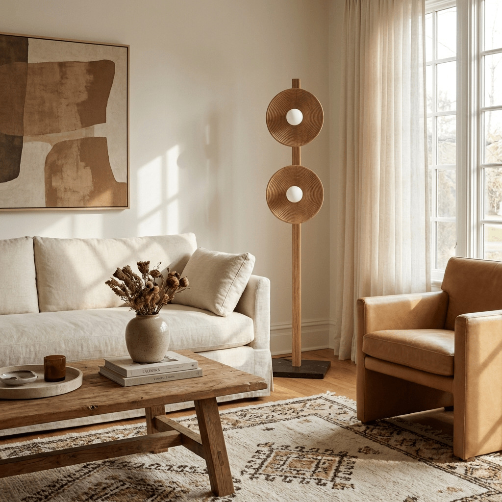 Arbor Twin Disc Floor Lamp - Vakkerlight