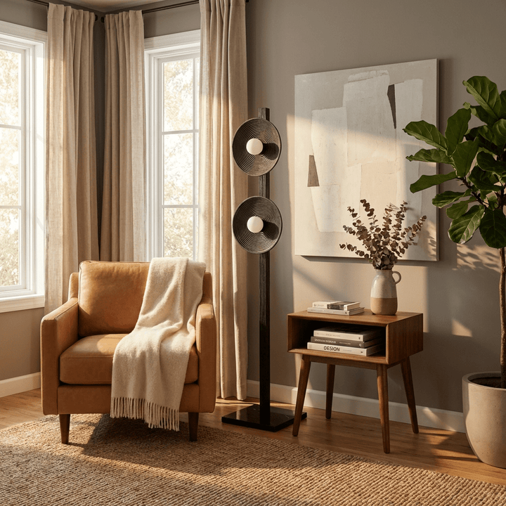 Arbor Twin Disc Floor Lamp - Vakkerlight