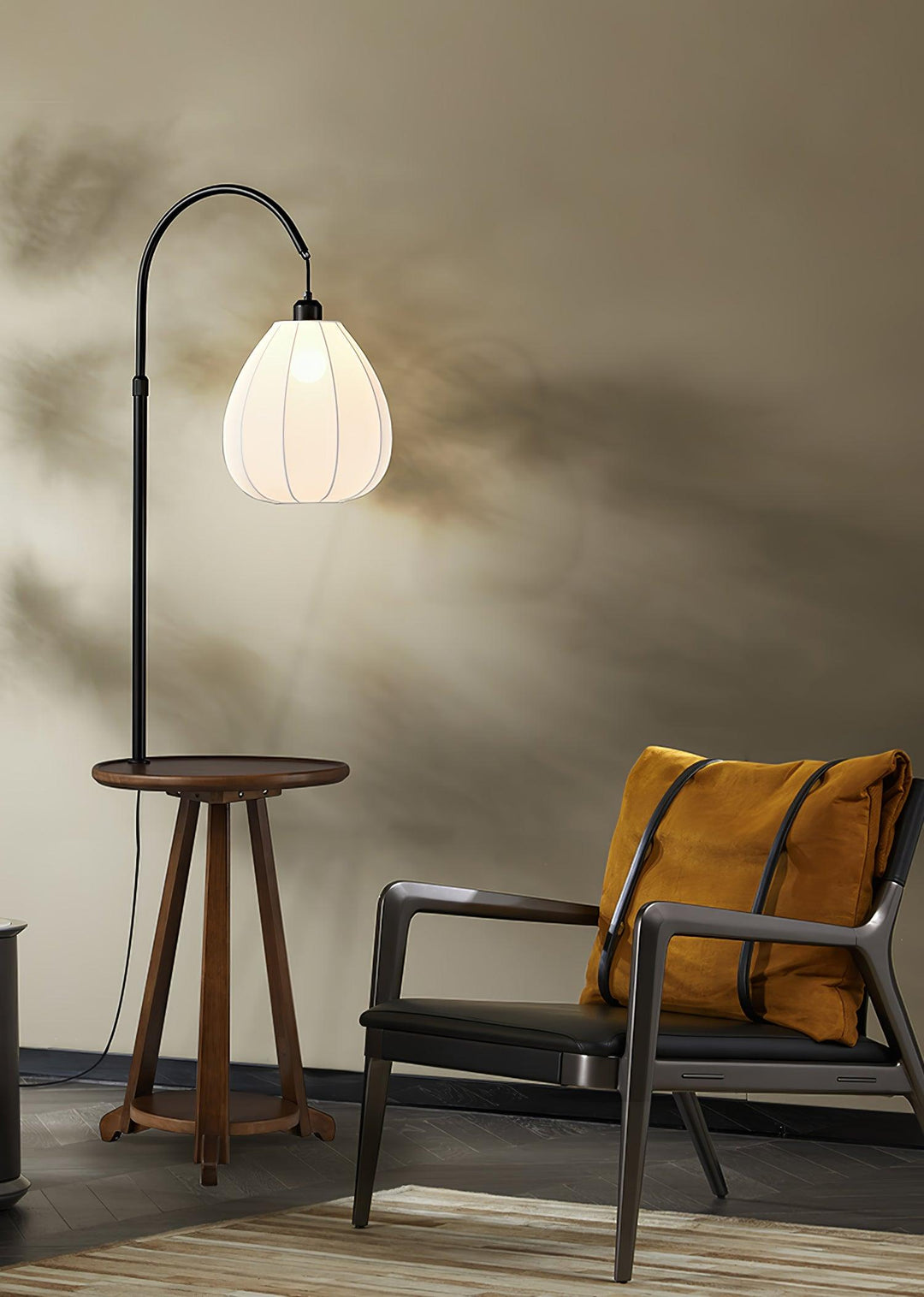 Arc Side Table Floor Lamp - Vakkerlight