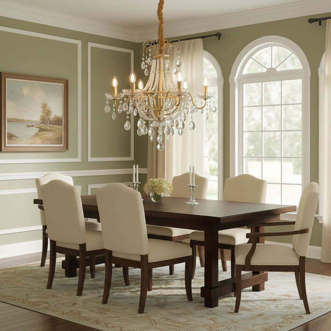 Arcadia Gold Chandelier - Vakkerlight