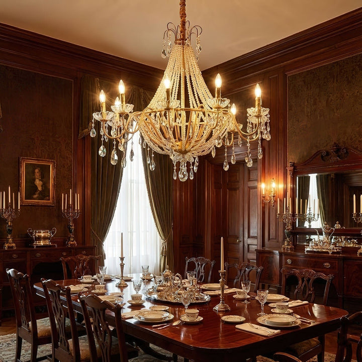 Arcadia Gold Chandelier - Vakkerlight