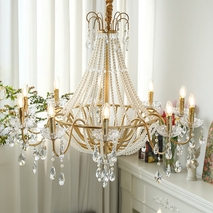 Arcadia Gold Chandelier - Vakkerlight