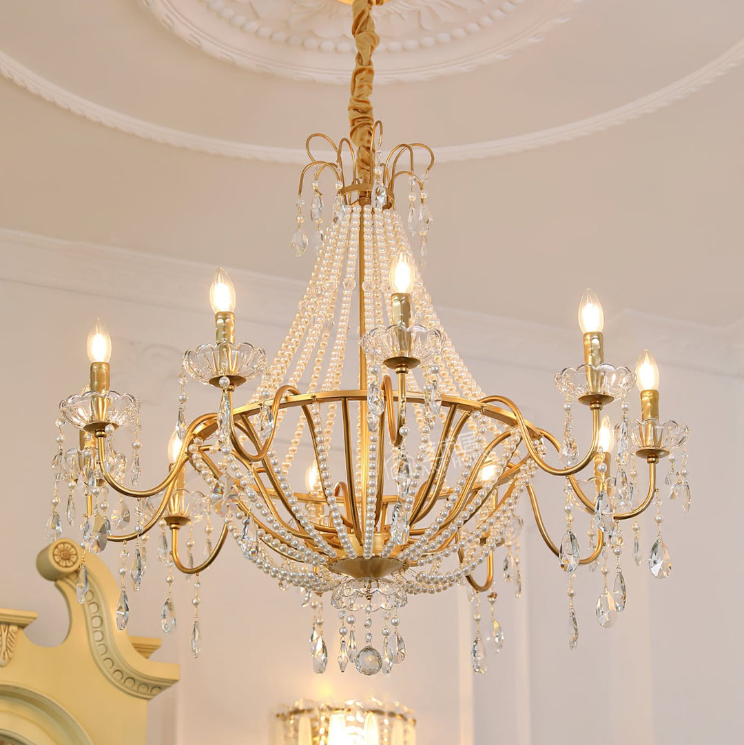 Arcadia Gold Chandelier - Vakkerlight