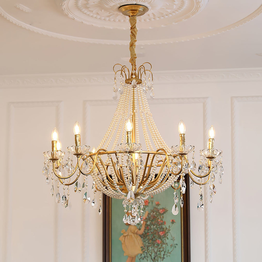 Arcadia Gold Chandelier - Vakkerlight