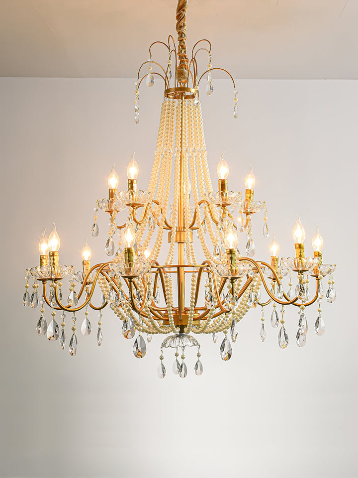 Arcadia Gold Chandelier - Vakkerlight